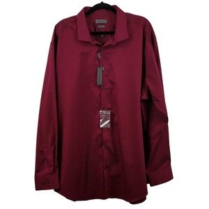 NWT Calvin Klein Non Iron Mens Dress Shirt 20 Tall